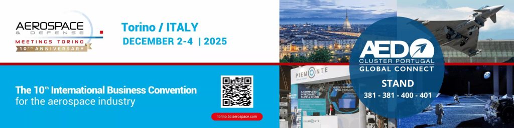 AED Cluster Portugal no Aerospace & Defense Meetings Torino 2025