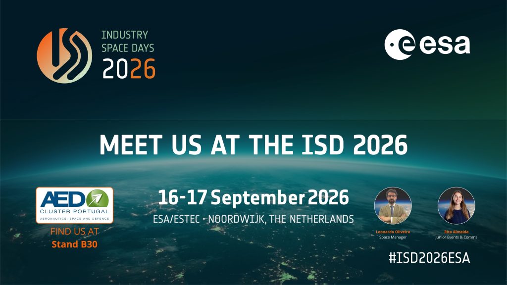 AED Cluster Portugal promove competências nacionais na ESA Industry Space Days 2026